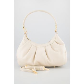 Geanta din piele cu maner si bareta detasabila