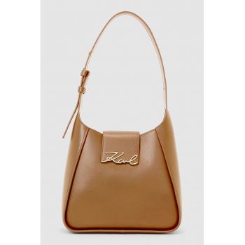 Geanta hobo din piele Signature