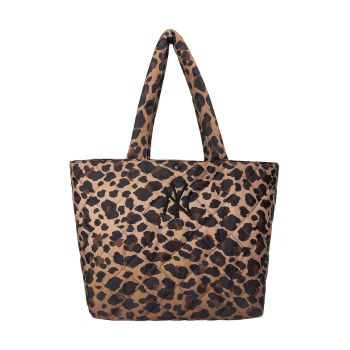 Geanta tote matlasata cu animal print