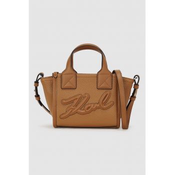 Geanta tote mica din piele ecologica Skuare