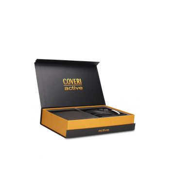 Set de portofel de piele si curea Torino Prime- 2 piese