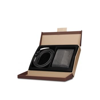 Set de portofel si curea din piele Erevan