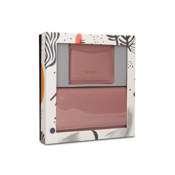 Set de portofel si portcart Celeste Ultra - 2 piese