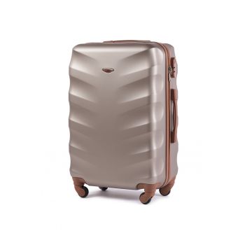 Troler Mare -  ALBATROSS - ABS - 4 Roti - 75 cm - Auriu