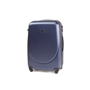 Troler Mare -  GOOSE - ABS - 4 Roti - 75 cm - Bleumarin