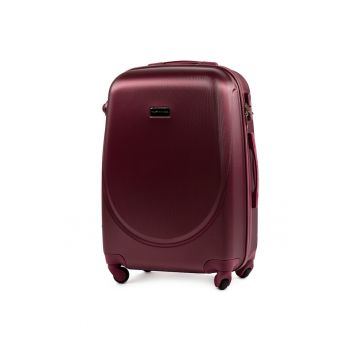 Troler Mediu -  GOOSE - ABS - 4 Roti - 65 cm - Burgundy