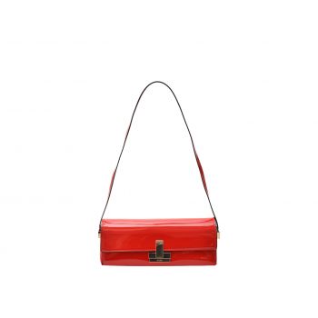 Geanta ALDO rosie, ALESSIANA 600, din piele ecologica lacuita