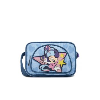 Geanta copii  albastra - material textil