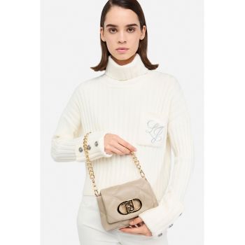 Geanta crossbody cu maner detasabil de lant Lapuffy