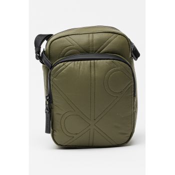 Geanta crossbody din material textil Puffer Report