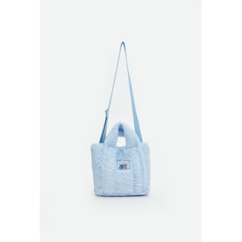 Geanta crossbody pufoasa cu bareta detasabila