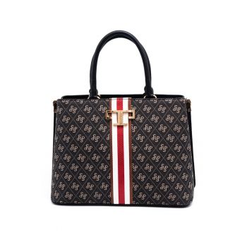 Geanta cu bareta de umar si imprimeu logo - diverse culori