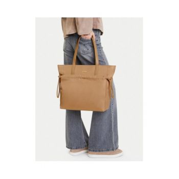 Geanta dama  bej - material textil - model C-MEXX-L-007-08