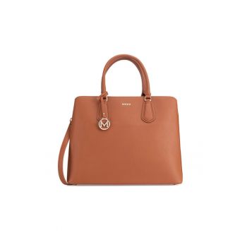 Geanta dama  brown - material sintetic