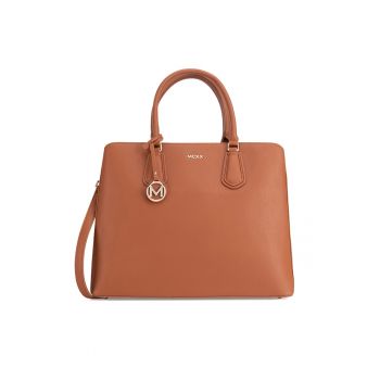 Geanta dama  brown - material sintetic