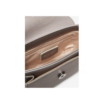 Geanta dama  CEO-LAYLA - argintie - din tesatura