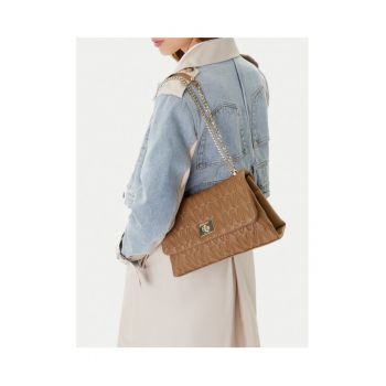 Geanta dama  CEO-MILA - bej - material textil