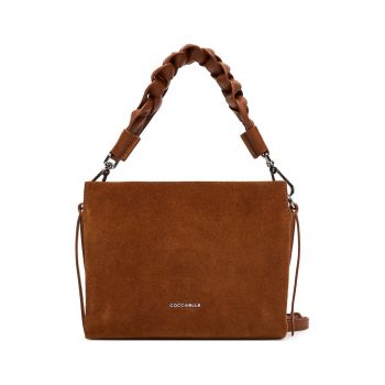 Geanta dama -  maro - din piele naturala