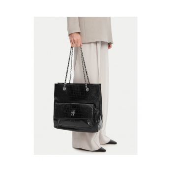 Geanta dama  model C-ALANA-LDA7976 - neagra - din material textil.