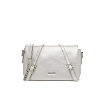 Geanta dama  model C-JNY-M-011-08 - argintie - material textil