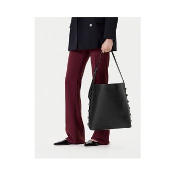 Geanta dama  model LDA7235A - neagra - din material textil