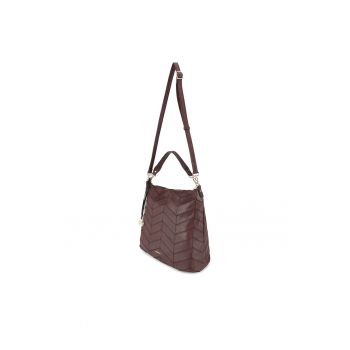 Geanta dama  model LSK-K-020-06 - culoare brown - material sintetic