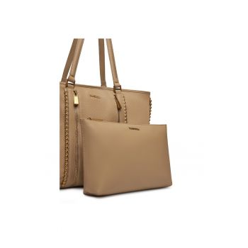 Geanta dama  model Wen-30 - culoare brown - din piele ecologica