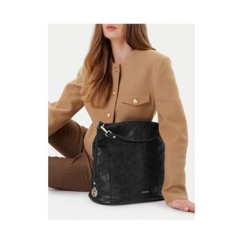 Geanta dama  neagra - model LSK-K-020-06 - material sintetic