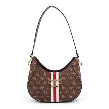 Geanta de piele ecologica cu bareta de umar si model