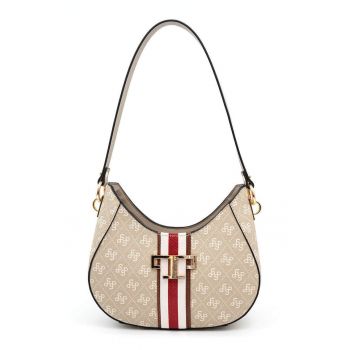 Geanta de piele ecologica cu bareta de umar si model