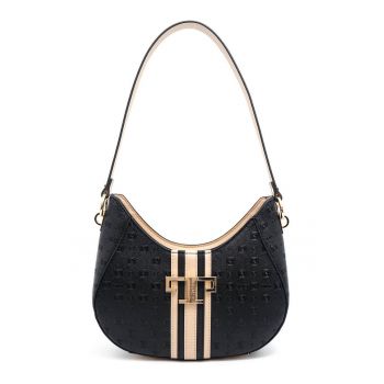 Geanta de piele ecologica cu bareta de umar si model