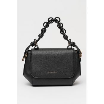 Geanta de piele ecologica cu bareta detasabila si maner