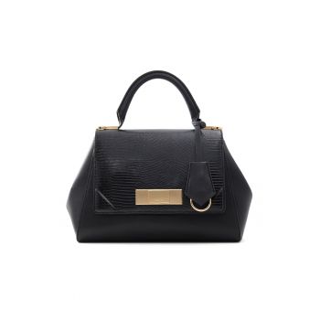 Geanta de piele ecologica cu bareta Eowurith