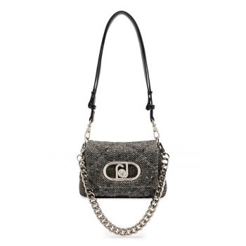 Geanta de umar cu detalii din paiete Herringbone