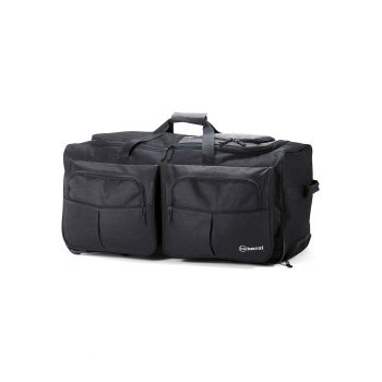 Geanta de voiaj - cu role -  BZ 5363 - 74W - Negru