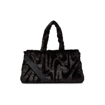 Geanta din blana sintetica cu maner