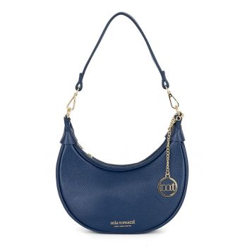 Geanta din piele cu bareta detasabila de umar