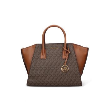 Geanta shopper de piele ecologica cu monograma Atheria