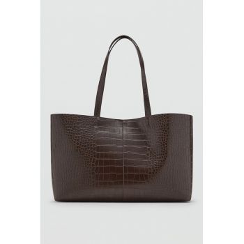 Geanta shopper din piele ecologica