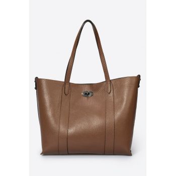 Geanta shopper din piele