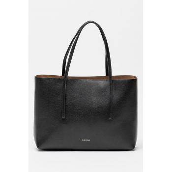 Geanta tote de piele ecologica cu logo