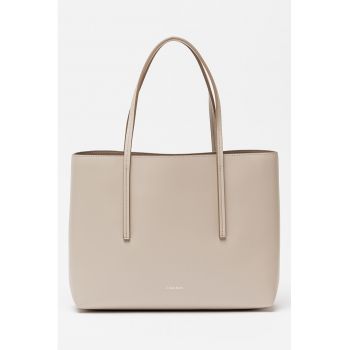 Geanta tote de piele ecologica cu logo