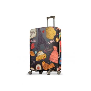 Husa troler  F10481 - Marime L/XL - Imprimeu Paris