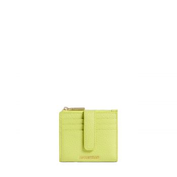 Metallic soft medium wallet green glow