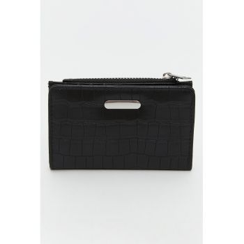 Portofel cu model crocodil si capse