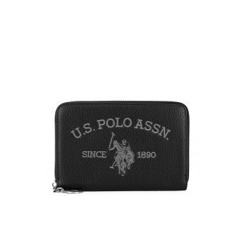 Portofel dama -  negru - material sintetic