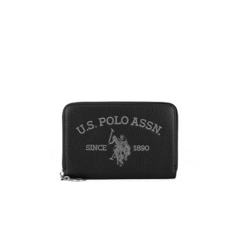 Portofel dama -  negru - material sintetic