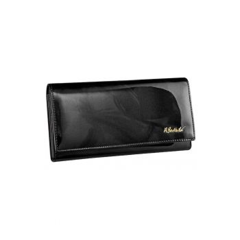 Portofel dama -  Piele naturala - Negru