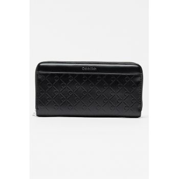 Portofel din piele cu fermoar