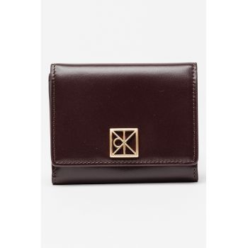 Portofel pliabil din piele